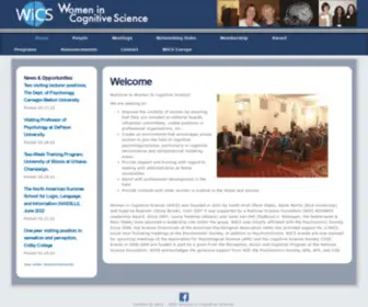 Womenincogsci.org(Women in Cognitive Science) Screenshot