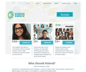 Womenincorporateallies.com(WICA 2021) Screenshot