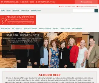 Womenindistress.org(Broward County) Screenshot