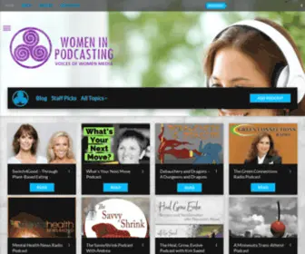 Womeninpodcasting.com(Women in Podcasting) Screenshot