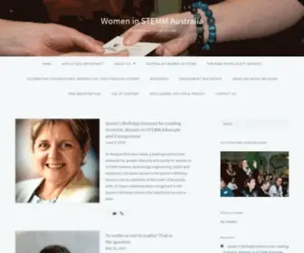 Womeninscienceaust.org(Women in STEMM Australia) Screenshot