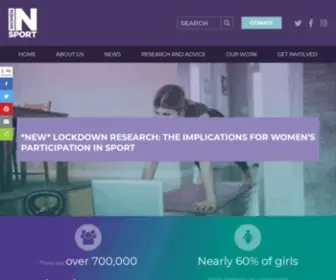 Womeninsport.org(Women In Sport) Screenshot