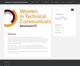 Womenintechcomm.org(Women in Technical Communication) Screenshot