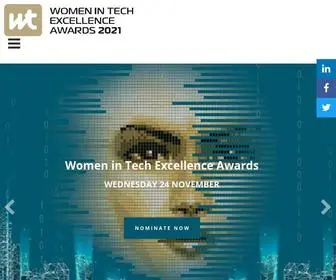 Womenintechexcellence.co.uk(Women In Tech Excellence Awards 2021) Screenshot