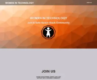 Womenintechto.com(Women in Technology) Screenshot