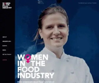 Womeninthefoodindustry.com(Women In The Food Industry) Screenshot