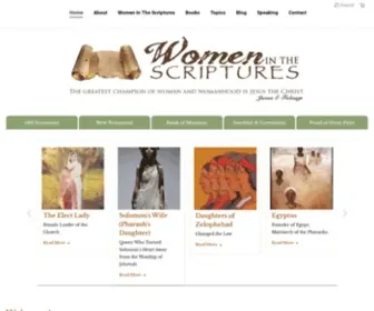 Womeninthescriptures.com(The Greatest Champion Of Woman And Womanhood Is Jesus Christ) Screenshot