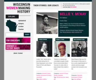 Womeninwisconsin.org(Wisconsin Women Making History Wisconsin Women Making History) Screenshot