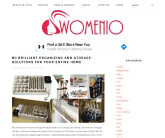 Womenio.com(Women's Lifestyle Magazine) Screenshot