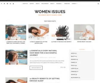 Womenissues.co.za(Beauty) Screenshot