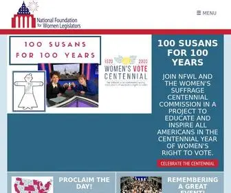 Womenlegislators.org(National Foundation for Women Legislators) Screenshot