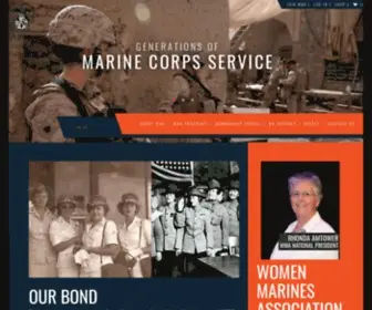 Womenmarines.org(Women Marines Association) Screenshot