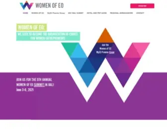 Womenofeo.org(Women of EO) Screenshot