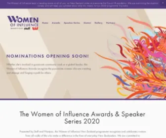 Womenofinfluence.co.nz(Women of Influence) Screenshot