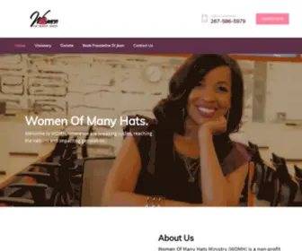 Womenofmanyhats.com(Women Of Many Hats) Screenshot