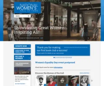 Womenofthehall.org(National Women’s Hall of Fame) Screenshot
