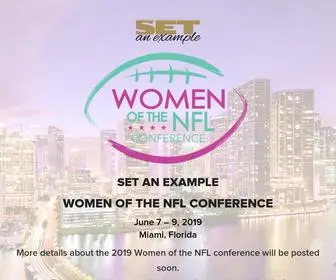 Womenofthenfl.com(The Women of the NFL) Screenshot