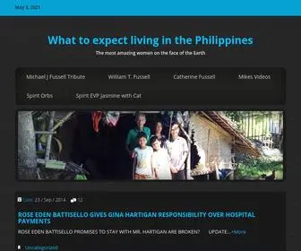 Womenofthephilippines.com(What to expect living in the Philippines) Screenshot