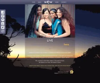 WomenoftheWorldmusic.com(Global Voices United) Screenshot