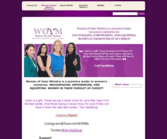 WomenofValorministry.org(WomenofValorministry) Screenshot