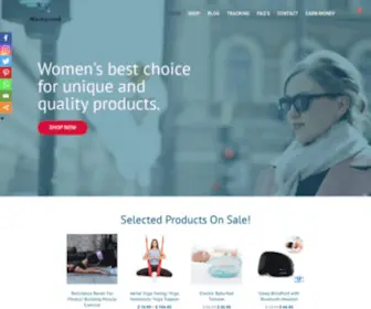 Womenoid.com(Beauty, Healthy, and Trendy) Screenshot