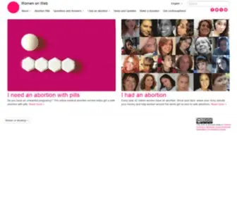Womenonweb.org(Women on Web) Screenshot