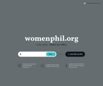 Womenphil.org(womenphil) Screenshot