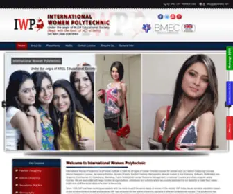 WomenpolytechniCDelhi.com(International Women Polytechnic in Delhi) Screenshot