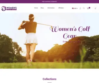 Womens-Golf-Gear.com(Women's Golf Gear) Screenshot