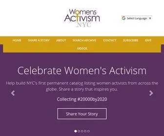 Womensactivism.nyc(Women's Activism NYC Women's Activism NYC) Screenshot