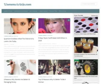 Womensarticle.com(Useful Articles For All Women) Screenshot
