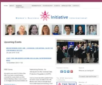 Womensbusinessinitiative.net(Womens Business Initiative International Home) Screenshot