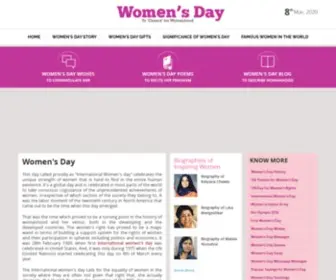 Womensdaycelebration.com(International Women's day) Screenshot