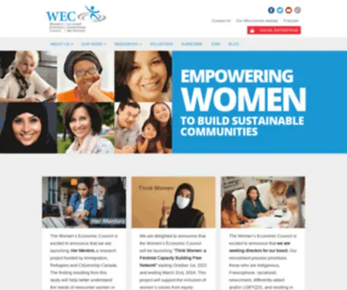 Womenseconomiccouncil.ca(The Women’s Economic Council) Screenshot