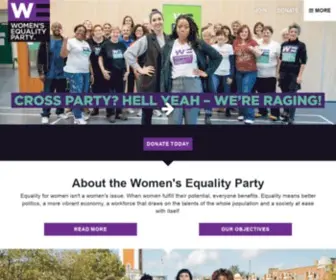 Womensequality.org.uk(Women's Equality) Screenshot