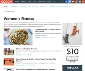 Womensfitness.co.uk(Women's Fitness) Screenshot