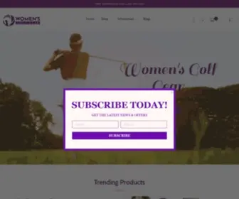 Womensgolfgear.store(Women's Golf Gear) Screenshot