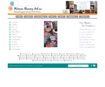 Womensharingart.org(Women Sharing Art) Screenshot