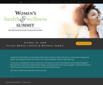 Womenshealthandwellnesssummit.com(Women’s Health and Wellness Summit) Screenshot