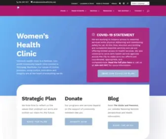 Womenshealthclinic.org(Women's Health Clinic) Screenshot