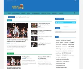 WomenshoopsWorld.com(Women's Hoops World) Screenshot