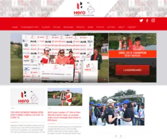 Womensindianopen.com(Hero) Screenshot