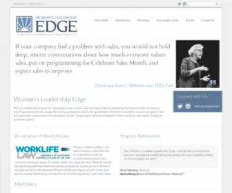 Womensleadershipedge.org(Women's Leadership Edge) Screenshot