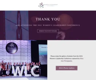 Womensleadershipwi.com(Women's Leadership Conference) Screenshot