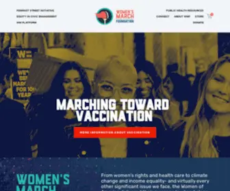 Womensmarchfoundation.org Screenshot