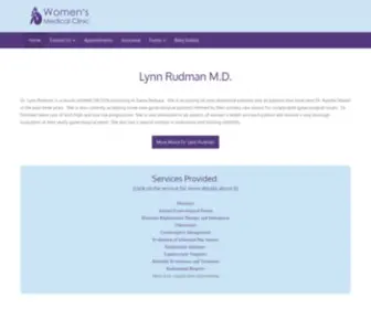 Womensmedicalclinicsb.com(Lynn Rudman M.D) Screenshot