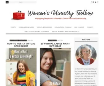 Womensministrytoolbox.com(Women's Ministry Toolbox) Screenshot