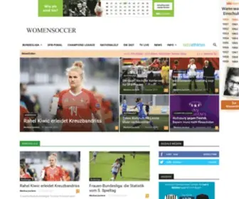Womensoccer.de(Frauenfußball) Screenshot