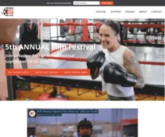 Womensportsfilm.com(2021 Women Sports Film Festival) Screenshot