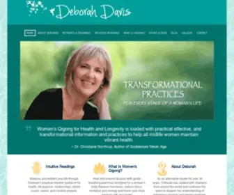 Womensqigong.com(Balance your life with Deborah Davis) Screenshot